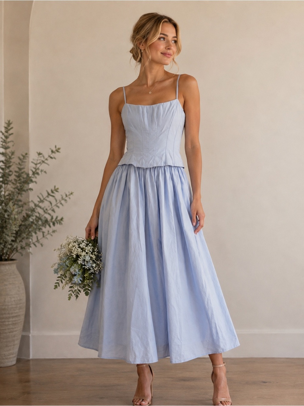 JESSICA McClintock Gunnesax sz 11/12 acetate gown with netted skirting under